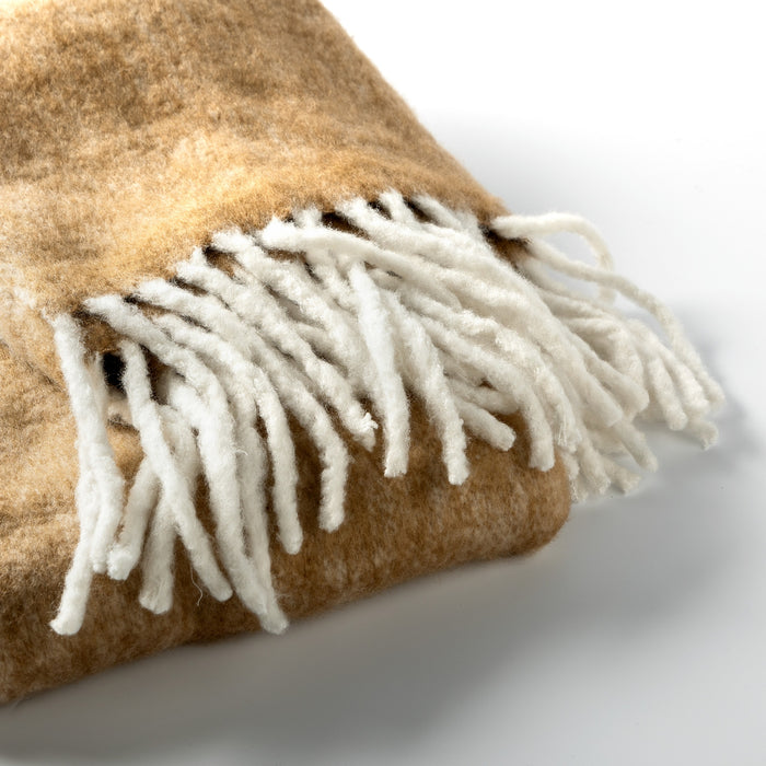 Dutch Decor plaid LIBBE - 130x170 cm Tobacco Brown