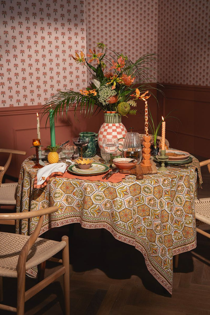 Sissy-Boy Multicolour tafelkleed met bloemenprint (140x220 cm)