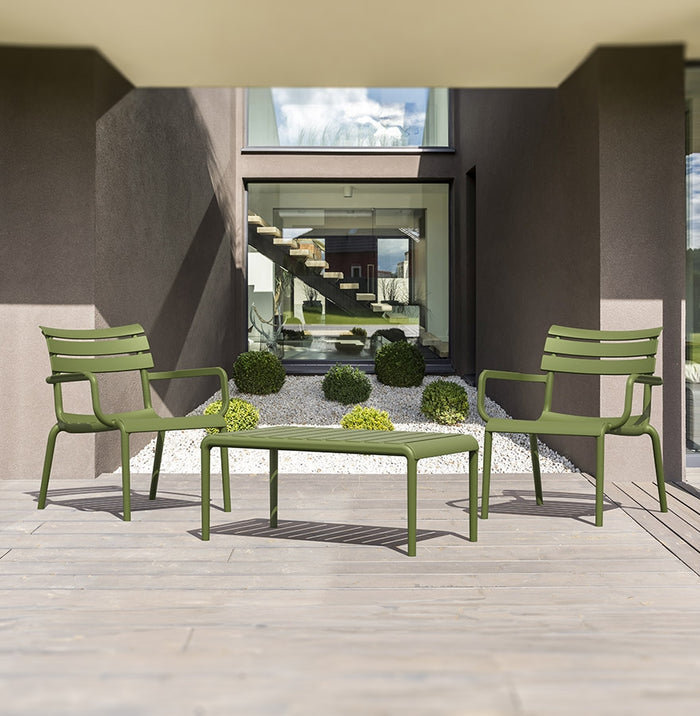 ALTEREGO SIDONY XL Lage tafel - Groen