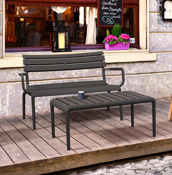 ALTEREGO SIDONY XL Lage tafel - Groen
