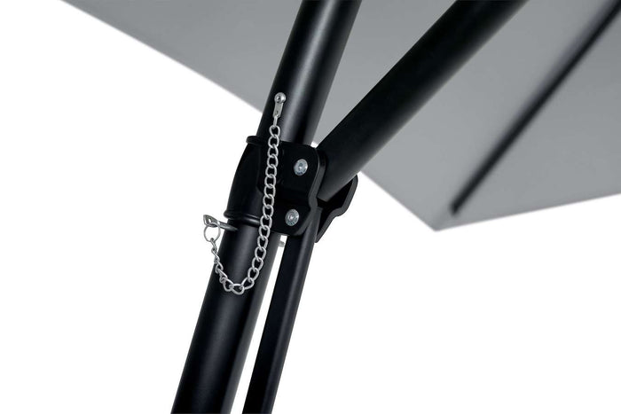 Feel Furniture - Zweefparasol - 3 Meter - Lichtgrijs