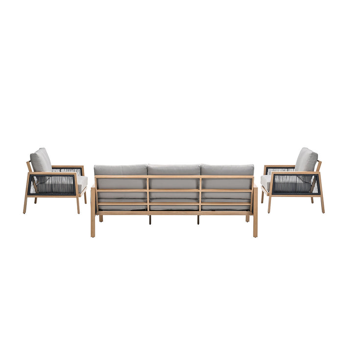 Garden Impressions San Capri loungeset 4-delig - light aluminium