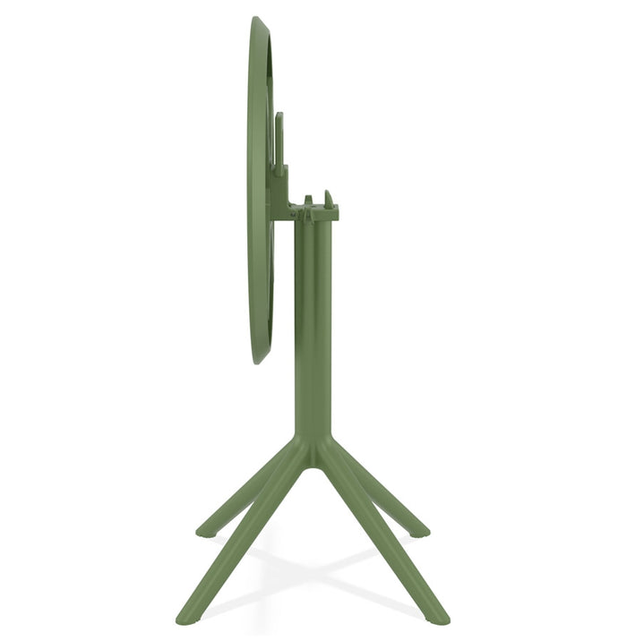 ALTEREGO GIMLI 60 DINING Ronde opvouwbare tafel - Groen