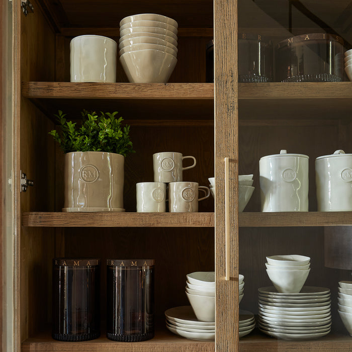 Riviera Maison pastabord Beige - Portofino - Aardewerk (ØxH) 23x5