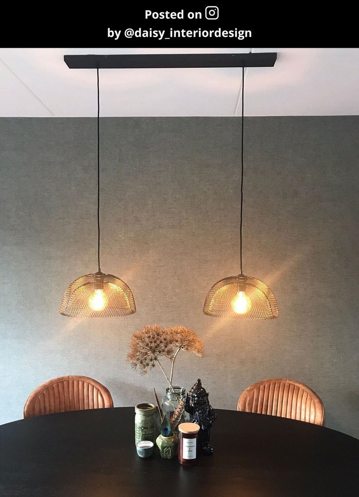 Lucide MESH Hanglamp - Zwart