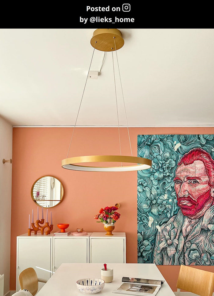 Lucide VIDAL Hanglamp - Mat Goud | Messing