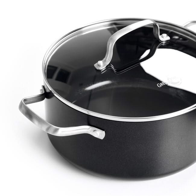 GreenPan Copenhagen kookpot met deksel 24cm|4.9L|5.2Qt