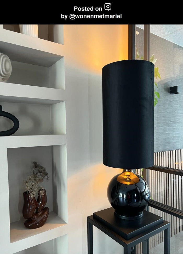Lucide ESTERAD Vloerlamp - Zwart