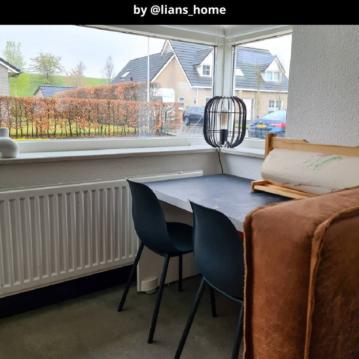 Lucide REDA Tafellamp - Zwart