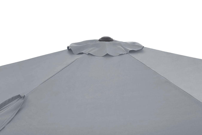 Feel Furniture - Zweefparasol - 3 Meter - Lichtgrijs