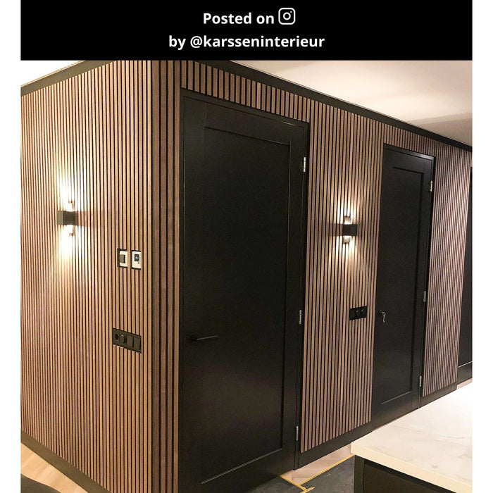 Lucide CUBO Wandlamp - Zwart