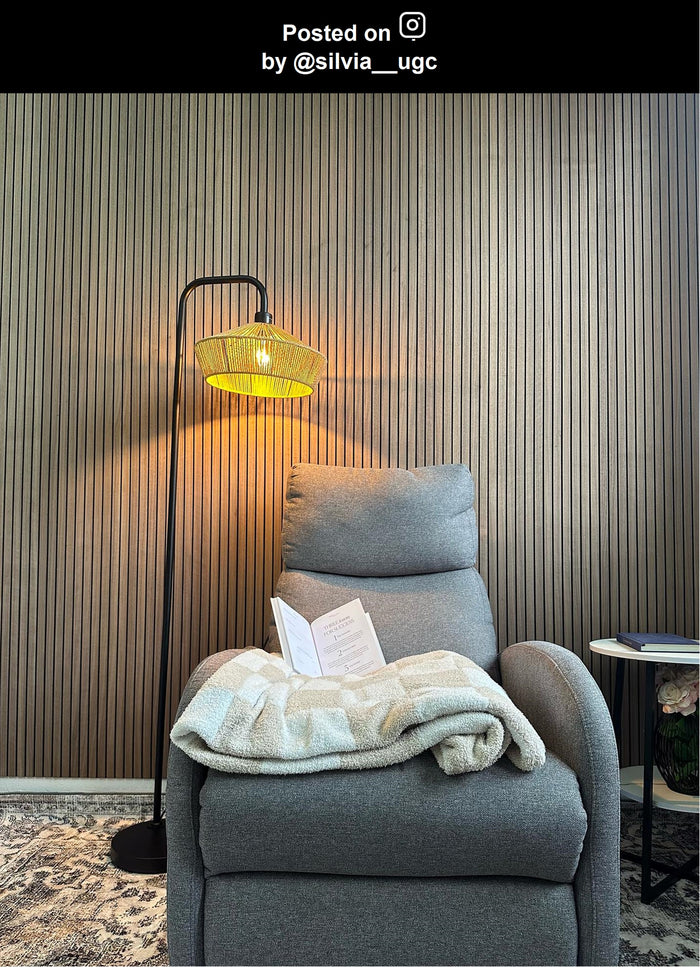 Lucide YUNKAI Vloerlamp - Naturel