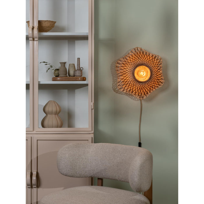 GOOD&MOJO Wandlamp Madura - Naturel - Ø44cm