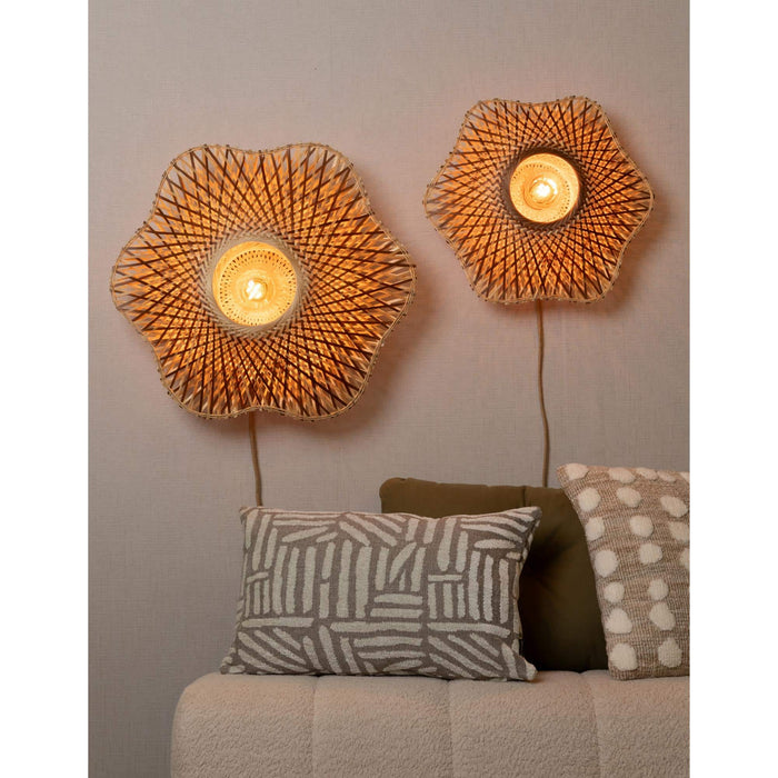 GOOD&MOJO Wandlamp Madura - Naturel - Ø44cm