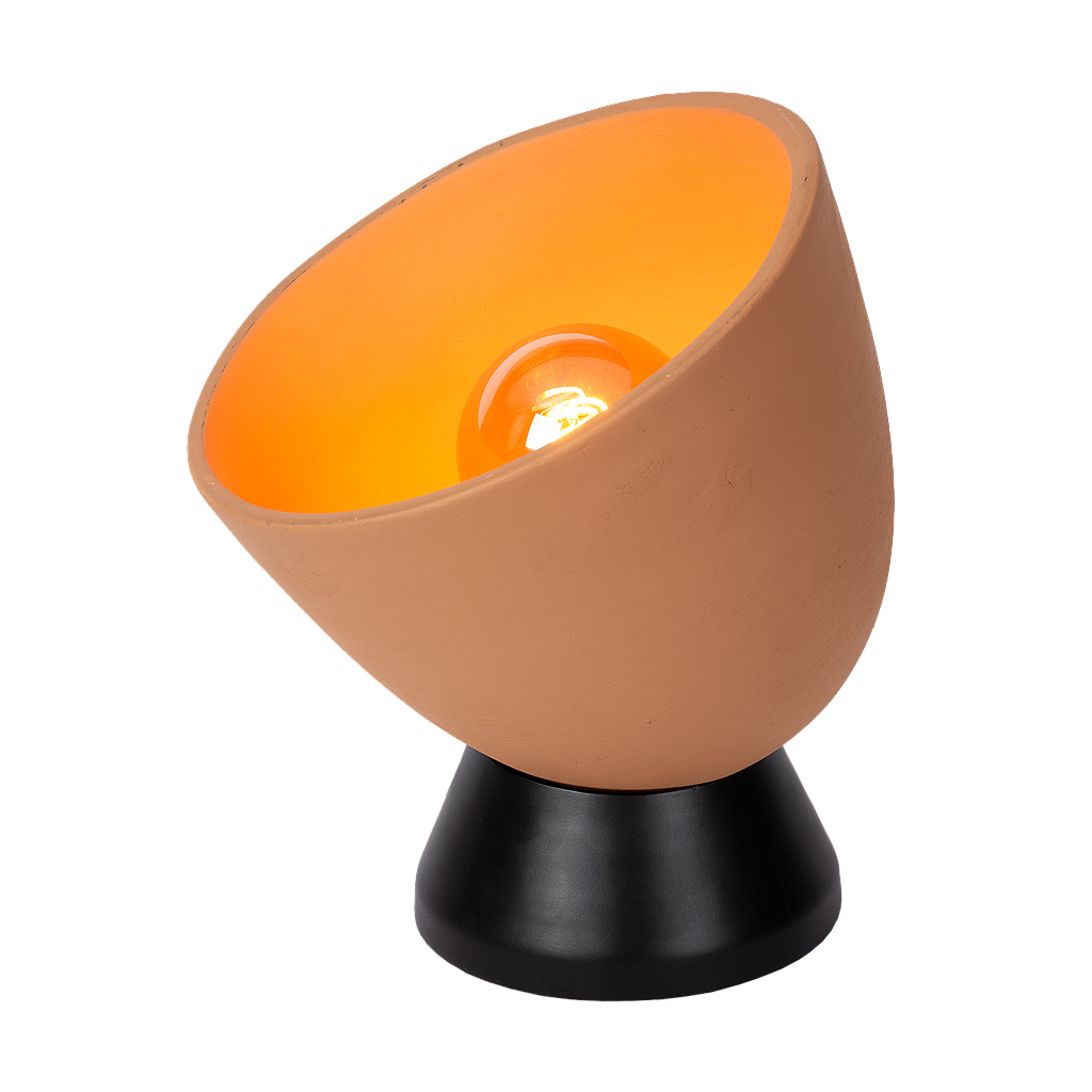 Atmooz Rota Tafellamp - Ø25 x H26 cm - Zwart Terracotta