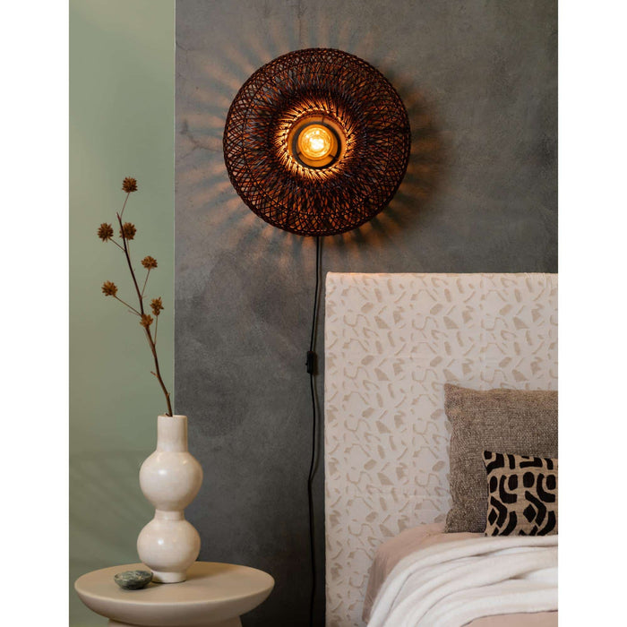GOOD&MOJO Wandlamp Arizona - Bordeaux - Ø50cm