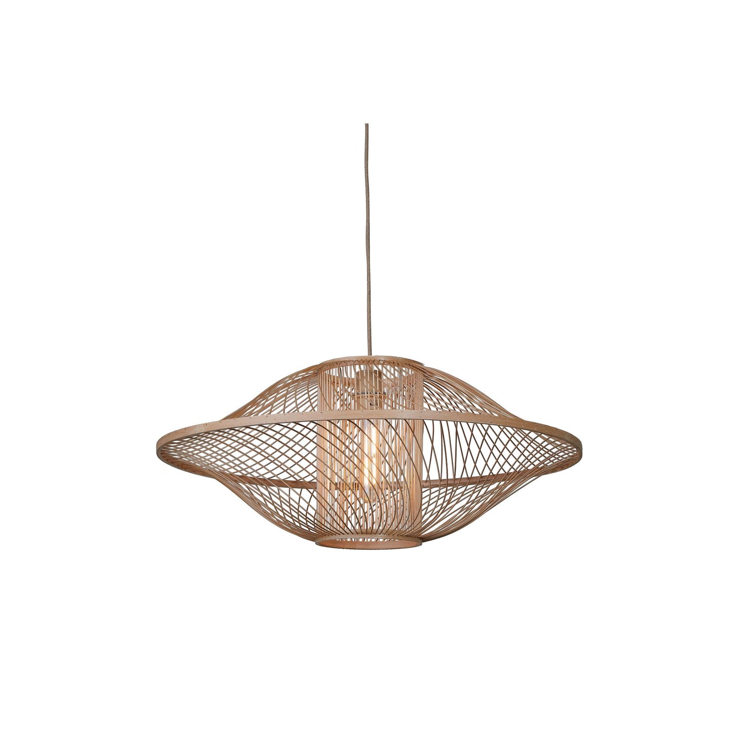 GOOD&MOJO Hanglamp Maui - Naturel - Ø70cm