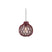 GOOD&MOJO Hanglamp Mendoza - Bordeaux - Ø35cm