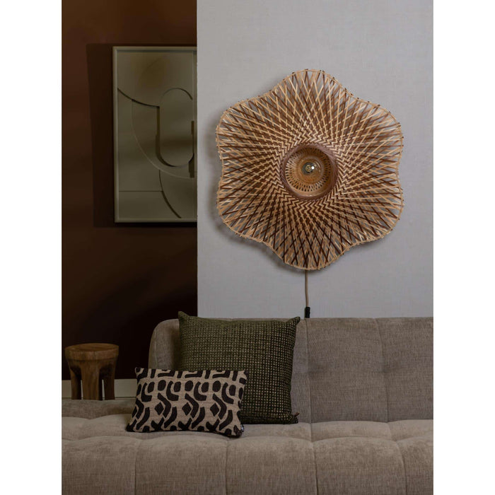 GOOD&MOJO Wandlamp Madura - Naturel - Ø87cm