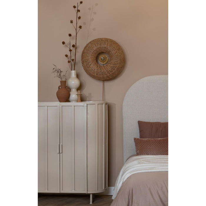 GOOD&MOJO Wandlamp Arizona - Naturel - Ø50cm