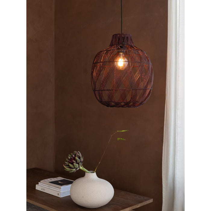 GOOD&MOJO Hanglamp Mendoza - Bordeaux - Ø35cm
