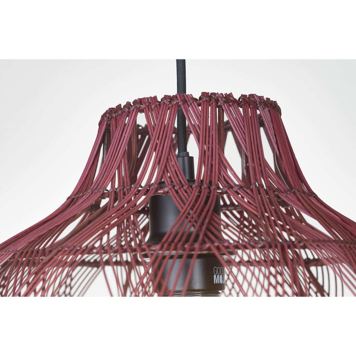 GOOD&MOJO Hanglamp Mendoza - Bordeaux - Ø35cm