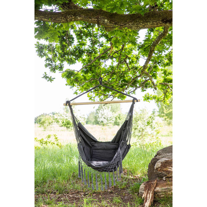 Venture Home Culasi Hangstoel 50 x 120 x 100 - Grijs