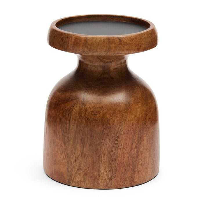 Riviera Maison Kandelaar Bruin - Jake Kaarsenhouder maat S - Hout