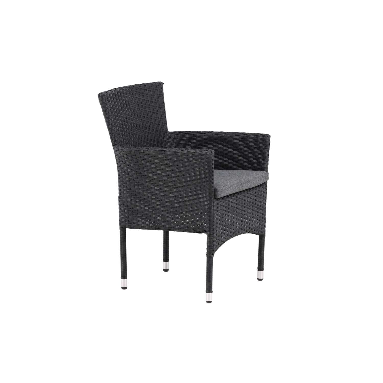 Venture Home Malina Eetkamerstoel 60 x 86 x 58 - Zwart - 2-pack