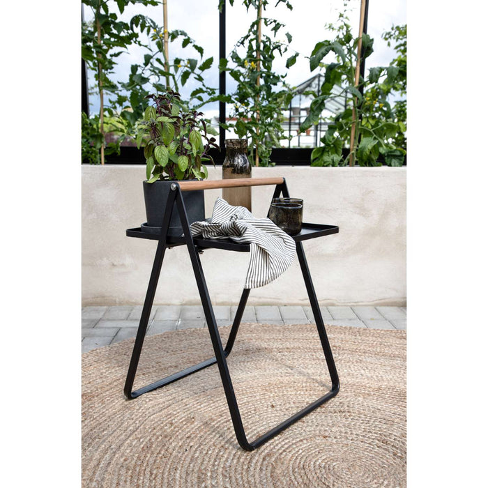 Venture Home Clarin Bijzettafel 59 x 42,5 x 42,5 - Zwart