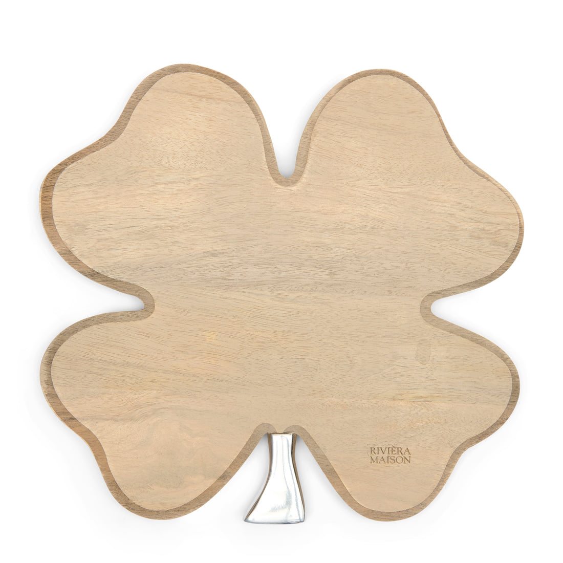 Riviera Maison Serveerplank Naturel - Lucky Clover Snijplank