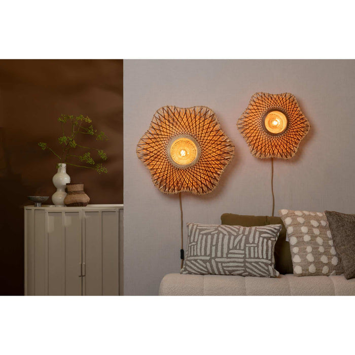 GOOD&MOJO Wandlamp Madura - Naturel - Ø60cm