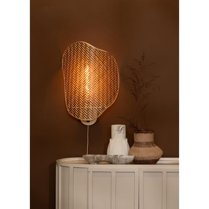 GOOD&MOJO Wandlamp Kinabalu - Naturel - 50x40x50cm