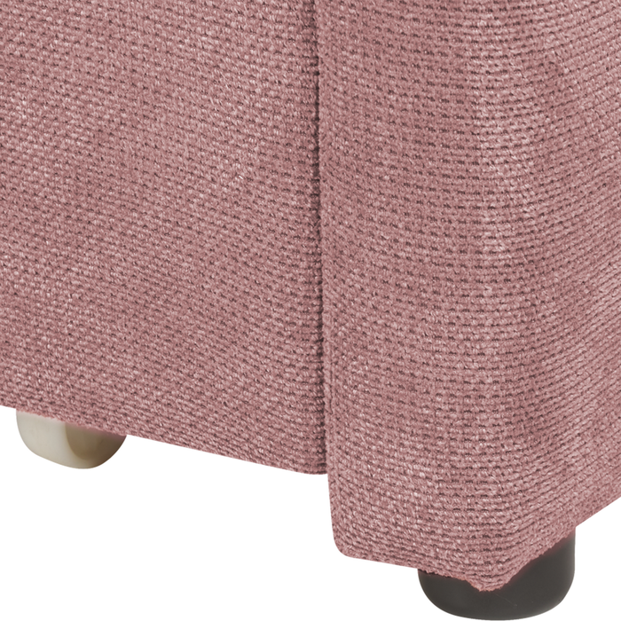 Beliani - VITTEL - Bed met opberger - Roze - Polyester