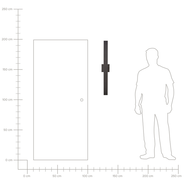 Beliani - MELGAM - Wandlamp - Zwart - Ijzer