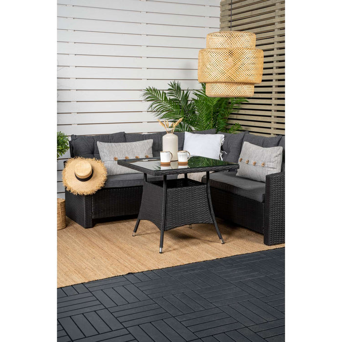 Venture Home Watford Hoekbankset - Zwart