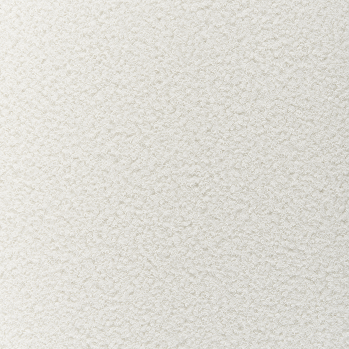 Beliani - LOEN - Fauteuil - Wit|Zwart - Bouclé