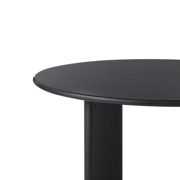 Beliani - COSMO - Ronde eettafel - Zwart - 100 cm - MDF