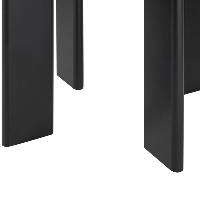 Beliani - COSMO - Ronde eettafel - Zwart - 100 cm - MDF