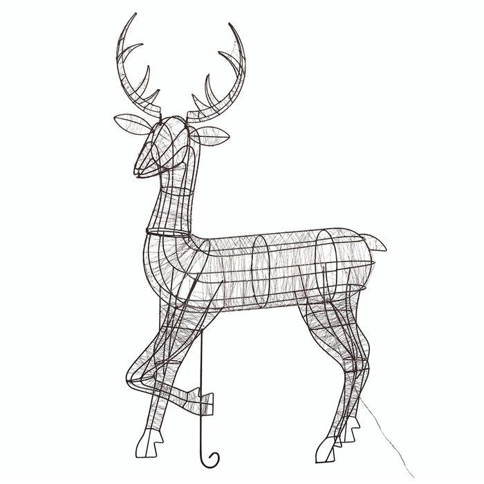 Beliani - MAHLATTI - Kerstdecoratie - Zwart - IJzer