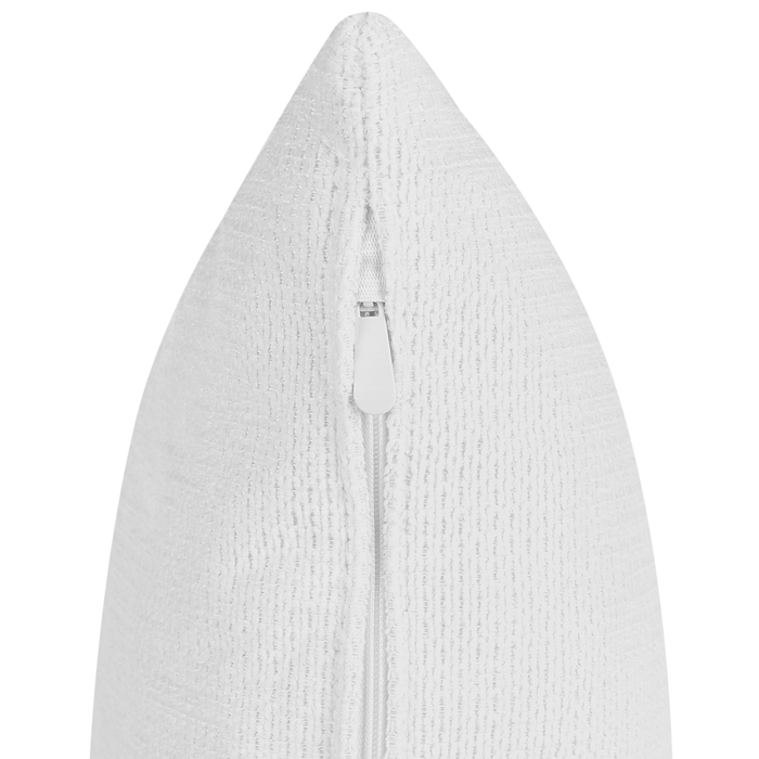 Beliani - RIOM - Chaise longue - Gebroken wit - Linkszijdig - Stof