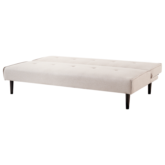 Beliani - VISBY - Slaapbank 3-zits - Lichtbeige - Polyester