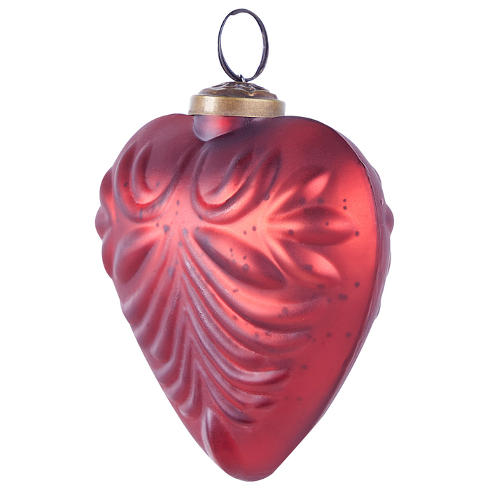 Beliani - FERIABLE - Kerstballen set van 4 - Rood - Glas