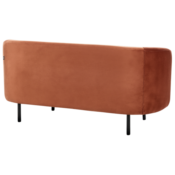 Beliani - LOEN - Tweezitsbank - Oranje - Fluweel