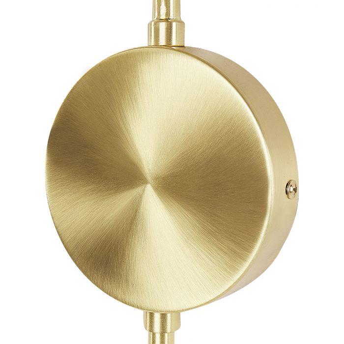 Beliani - WAMPU - Wandlamp - Goud - Metaal