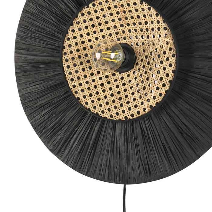 Beliani - YAAPI -Wandlamp - Zwart - Papier