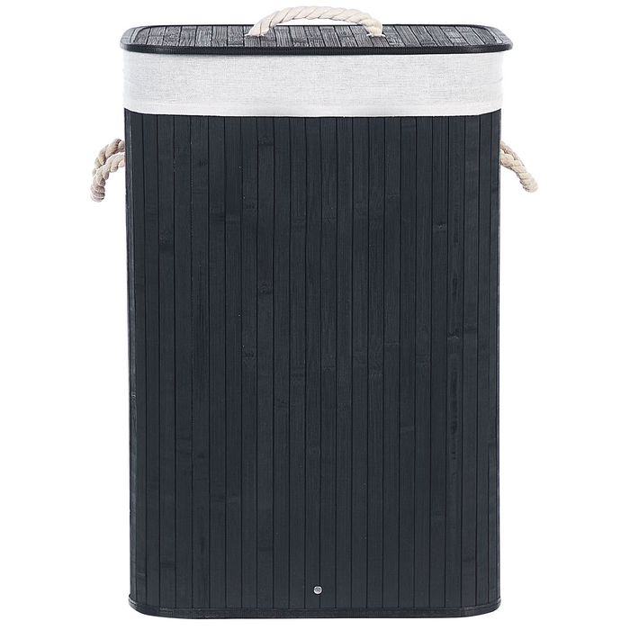 Beliani - KOMARI - Mand - Zwart - Bamboehout