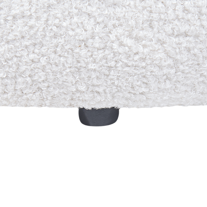 Beliani - VIBY - Kinderstoel - Zwart|Wit - Bouclé