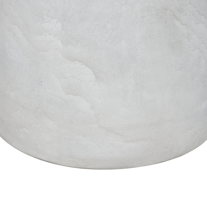 Beliani - MESSENE - Bloempot - Lichtgrijs - 51 cm - Klei-vezelmengsel