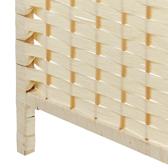 Beliani - LAPPAGO - Kamerscherm - Lichtbeige - Hout